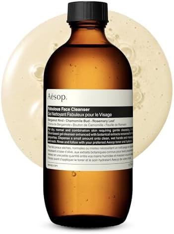 Aesop Fabulous Face Cleanser, Mild Olive-Derived Botanical Cleanser, 3.3oz