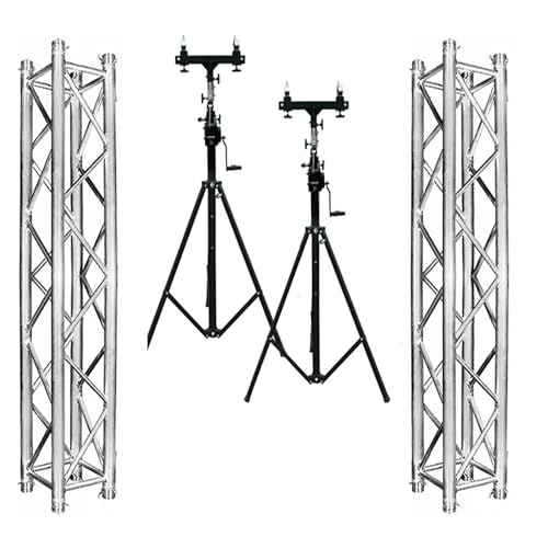 Mr. Dj USA Crank-up Portable 10' Lighting Stand with 12' Truss Package