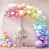 HOUSE OF PARTY 140PCS Pastel Rainbo...