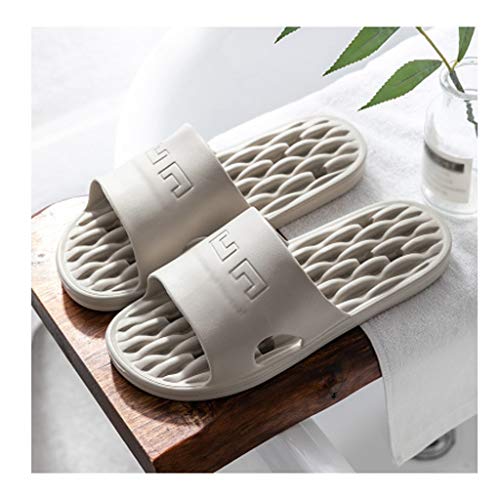zxb-shop Tongues Accueil Salle de Bain Chaussons d'été d'intérieur Accueil Chaussures for Hommes et Femmes de ménage Doux Bas de Bain et Chaussons Sandales Tongs de Piscine et Plage