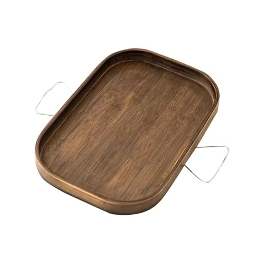 Bandeja plegable de madera – Mesa de sofá con clip para reposabrazos, portátil para comer, beber y ver la televisión