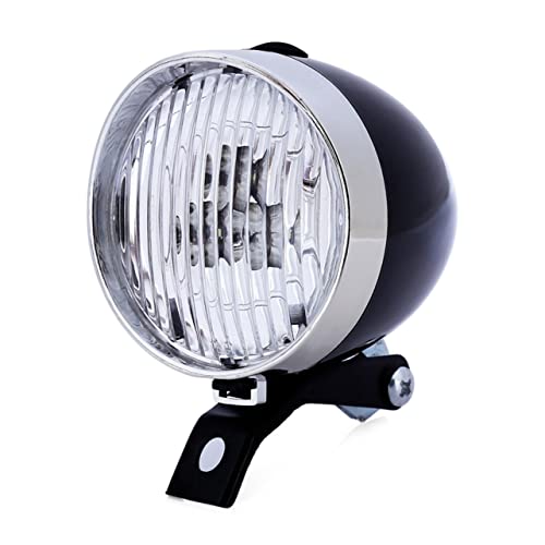 NAMOARLY Vintage Front Bike Light LED Headlight for Mountain Cycling Retro Design with Beam Angle Easy to Operate for Evening Rides and Outdoor Activities
