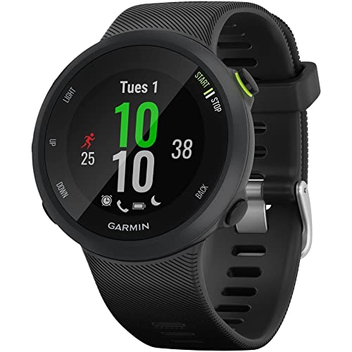 Garmin - Forerunner 45 - Montre de Course à Pied avec Prise en Charge des programmes d'entraînement Coach - Large, Noir