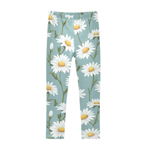 Girls' Leggings Flowers Floral Daisy Kids Yoga Tights Pants 1 Pack 20850072