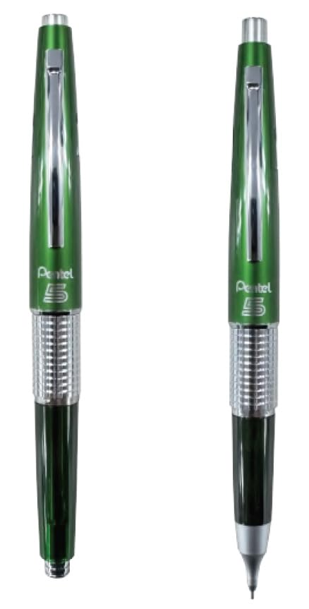 Pentel Kerry Limited Edition Retro Green 0.5mm Cap Mechanical Pencil Japan