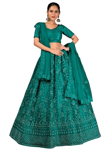 Lehenga 15566 tissu indien brodé célébrez vos moments inoubliables