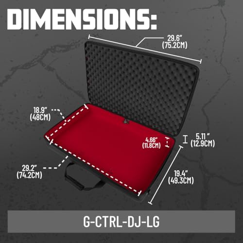 Image of Gator Cases Control Series Universal Case for Large DJ Controllers - 29 inch x 20 inch - XDJ-RX3 /XDJ-RR /DDJ-REV7 /DDJ-FLX10, (G-CTRL-DJ-LG)
