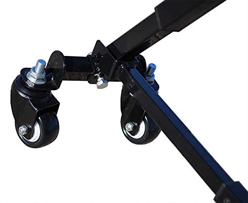 Carretilla portátil plegable con 8 ruedas para escaleras miniatura 3