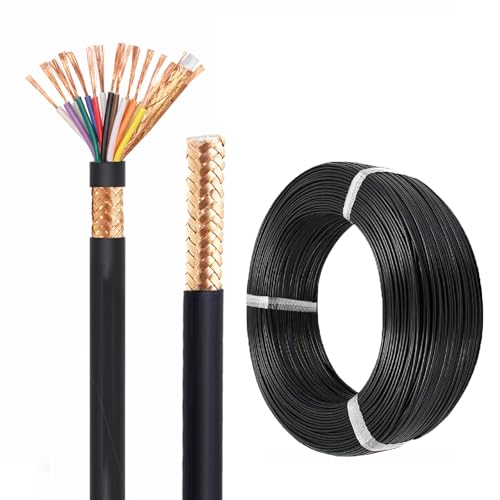 Cable de control blindado con doble protección de cobre contra interferencias de audio de 300V