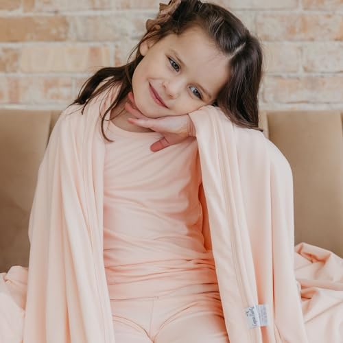 Image of Copper Pearl Jumbo 3-Layer Baby Blanket: Soft Baby Quilts for Boys and Girls | Breathable, Cozy, Toddler Blanket | Baby Quilt for Newborns | 60x72 Premium Material | Blush