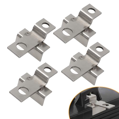 AUTOVIC Battery Hold Down Brackets RV Large Battery Hold-Down Set for RV，Marine,Golf Cart Applications Battery Mount Bracket Hold Accessories Fit for GC2 Battery's Stainless Steel 6 Volt RV