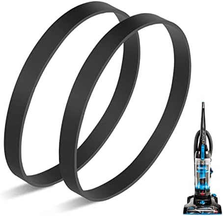 JEDELEOS Replacement Belts for Bissell PowerForce Helix (Turbo) Vacuum, Replace Parts 2031093, Fit Models 2191, 2191U, 2190, 1700, 1701, 1797, 2691, 2692, 1240, 12B1, 68C7, 3920 Series (Pack of 2)