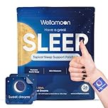 Wellamoon Original Sleep Patches for Adults Extra Strength | Easy-to-Apply Sleep Patch with Melatonin & Valerian | Relax & Wake Up Refreshed | Long-Lasting Night Comfort for Men & Women | 28 Patches