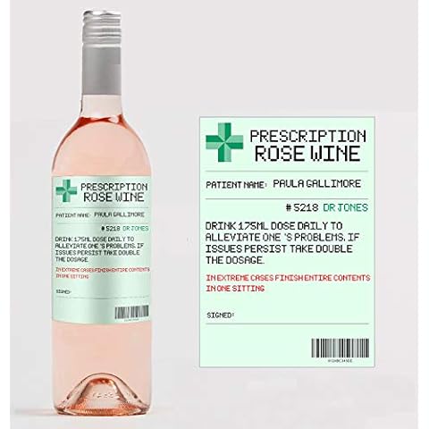 Forefrontdesigns Personalised Funny Wine Bottle Label Cover