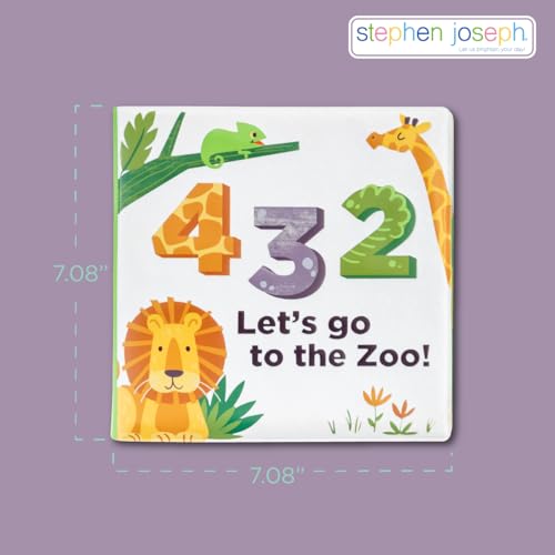 Stephen Joseph, Floating Color Changing Bathtime Book, Toddler Bath Toys, Shark