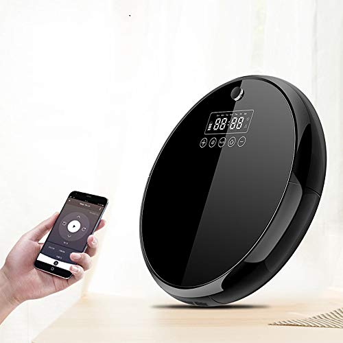 ZLAHY Cleaning Robot Robot Vacuum Cleaner for Home Automatic Sweeping Dust Sterilize Smart Planned Mobile App Remote Control,Black