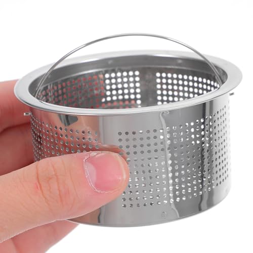 Colador de acero inoxidable para fregadero 2 piezas miniatura 4