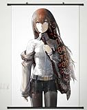 Steins Gate New Home Decor Anime Cosplay Wall Scroll Poster Fabric Painting Makise Kurisu 23.6 X...