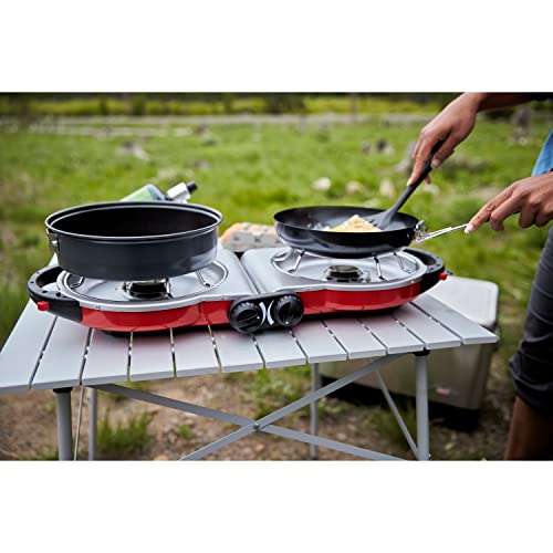Coleman Fold 'N Go 2-Burner Propane Stove, InstaStart Ignition, 20,000 BTUs - image 3
