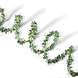 Everlasting Glow 10' Green Boxwood LED Garland Christmas, 4.3InL x 4.33InW x 6InH