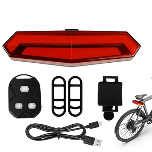 Accesorio para bicicleta con lámpara recargable inteligente para rutas nocturnas seguras