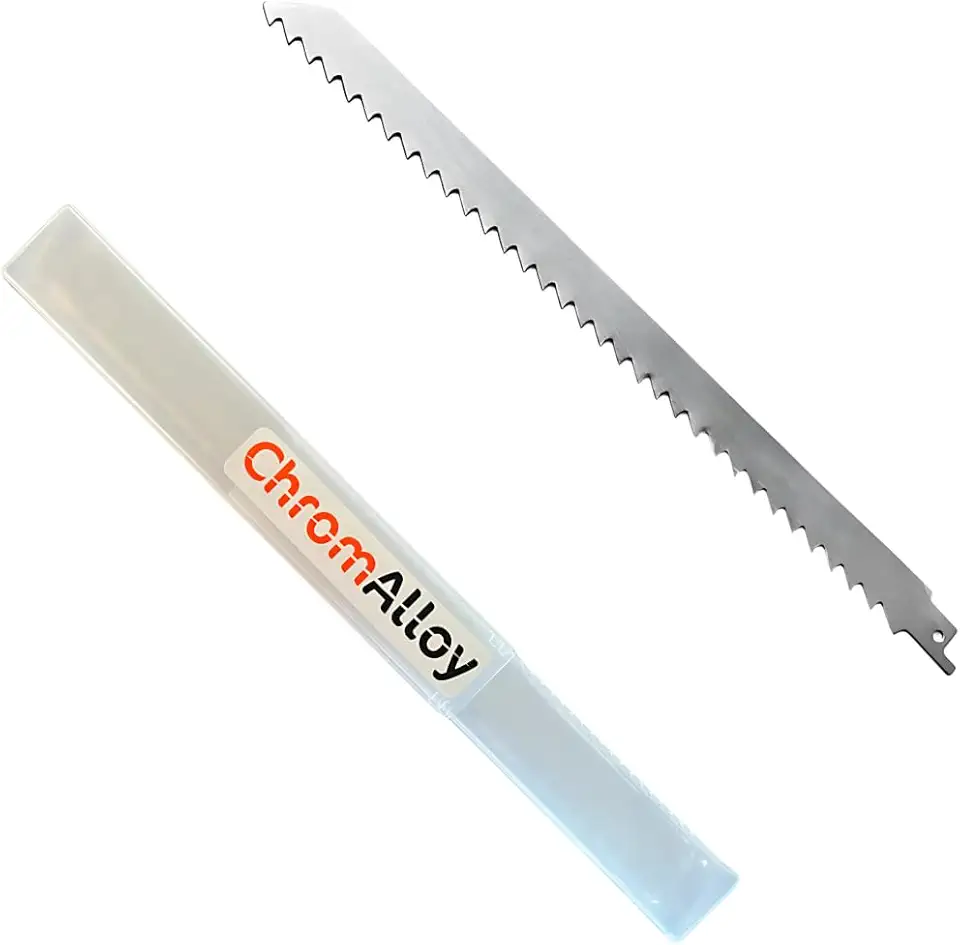 Lâmina para Serra Sabre em Aço Inox 30cm para Corte de Carnes e Ossos - ChromAlloy