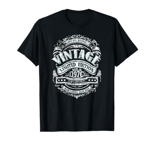 Born in 1976 Classic Vintage 50th Birthday All Original T-Shirt