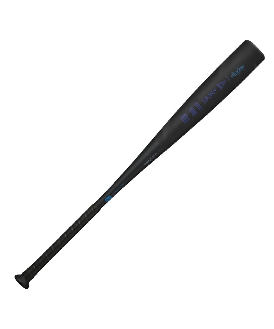 ローリングス　ICON 83㎝（670g平均）　ブラック Amazon | ローリングス(Rawlings) 野球用 バット 軟式 ICON BR6IONE