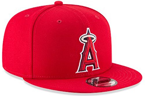 New Era Authentic Angels Red 9Fifty Snapback Osfm Hat Cap- Adjustable #TOP2