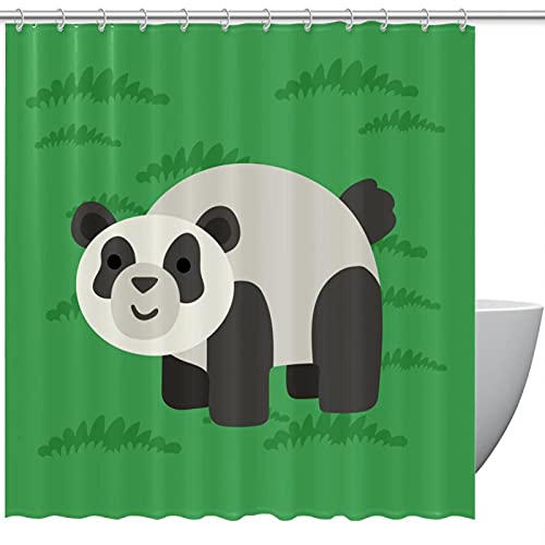 Rideau de douche pandan vert 183x183 imperméable grand format - 2