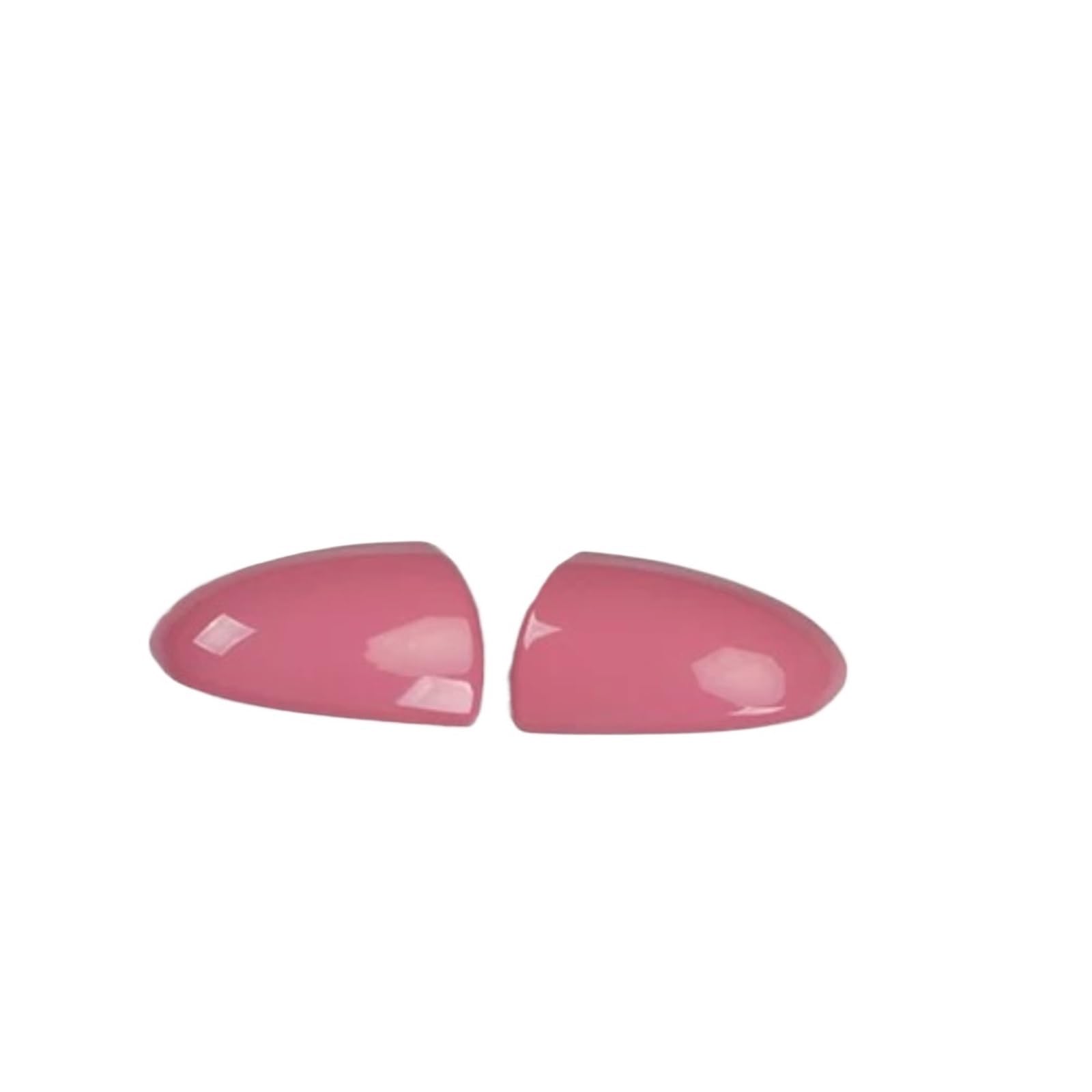 Interior Trim for Smart 451 for Fortwo Car Interior Decoration Products ABS Protective Shell Pink Sticker Car Modification Accessories Auto Central Inner(Rearview Mirror)