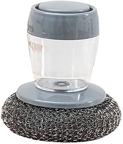 SIDDHI VINAYAK Creation Kitchen Soap Dispensing Palm Brush Washing Liquid Dish Brush Soap Pot Utensils with Dispenser Cleaning Bathroom Cleaning Tools (Pack of 1) (B0BQW7G5J5) Amazon Price History, Amazon Price Tracker