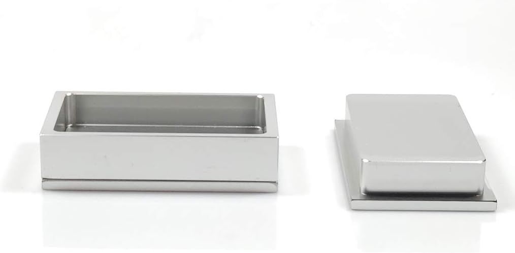 Oniche Pre Press Mold 2x4inch Flower Pre Press Mold 2" X 4" Extraction 6061 Aluminum Mold(2x4'' Pre Press Mold)