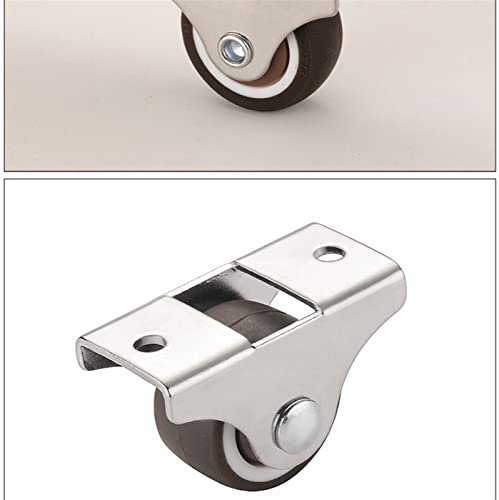 VALOYI 4 peças/lote 2,5 cm 4 furos roda universal silenciosa pequena gaveta tatami polia armário rol
