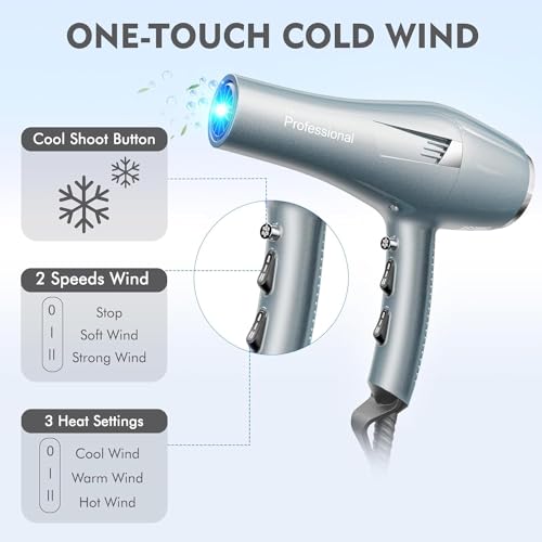 Phon Professionale Da Parrucchiere Con Tecnologia Ionica