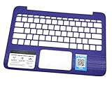 Violet Purple Laptop Top Cover Palmrest Without Touchpad and Keyboard 902957-001 Compatible Replacement Spare Part for HP Stream 11-Y Series