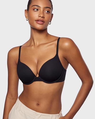 Image of INLYRIC Women's Push Up Bra Tshirt Demi Supportive Bras Underwire Plunge Padded Comfortable Inbarely Plus Collection