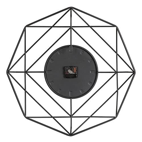 Glitzhome Morden Wall Clock Metal Home Decor, 24.02" D #TOP4