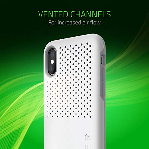 Razer Arctech Pro For Iphone Xs Case/Iphone X Case: Thermaphene & Venting Performance Cooling - Wireless Charging Compatible - Drop-Test Certified Up To 10 Ft - Matte Black #TOP2