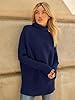 LILLUSORY Womens Turtleneck Oversized Tunic Early ... #3