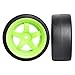 HobbyPark Hard Plastic 12mm Hex RC Drift Wheels and Tires for 1/10 Scale Tamiya HPI Traxxas Kyosho Redcat HSP Drifting, Set of 4