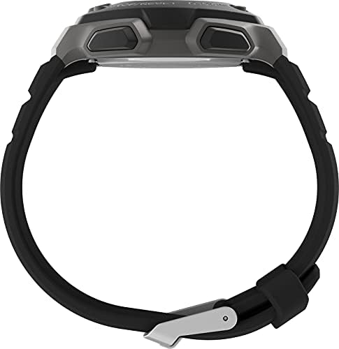 Timex Men's Ironman Triathlon Classic 30 38mm Watch β Gray & Black Case Orange Accents with Black Resin Strap - 1