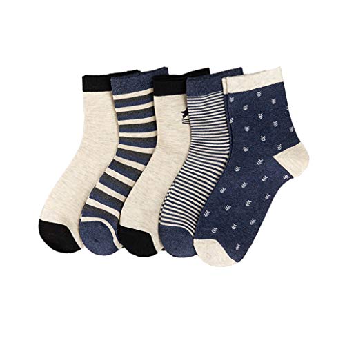 5 Pairs Crew Socks Thick Heavy Fuzzy Socks Winter Slipper Socks Warm Fluffy Socks Cozy (Color : 7)