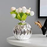 Múltiples usos: este jarrón tiene un diseño exquisito. Se pueden colocar sobre la mesa o arreglar arreglos florales. Puedes ajustarlo como quieras.
