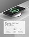 Belkin Magnetic Wireless Charging Pad 15W - MagSafe-Compatible Qi2-Certified Wireless Charger for iPhone 16 Series, Samsung Galaxy S25, AirPods, & More w/Non-Slip Base, Power Supply Included - White
