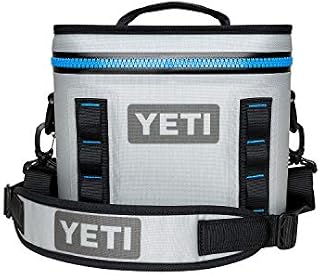 YETI Hopper Flip 8 Portable Cooler, Fog Gray/Tahoe Blue