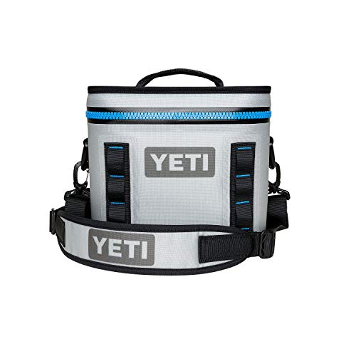YETI Hopper Flip 8 Portable Cooler, Fog Gray/Tahoe Blue by YETI - Used condition - US$306.48