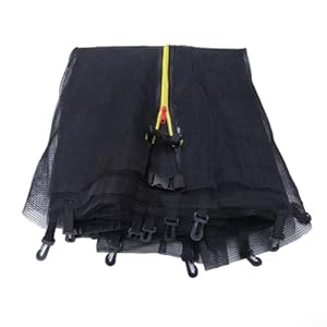 Smzhomeone Kinder-Sicherheitsnetz 3,6m 8 Stangen