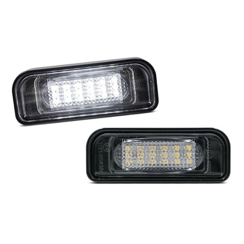 Luz LED de matrícula blanca y brillante para Benz Clase S W220