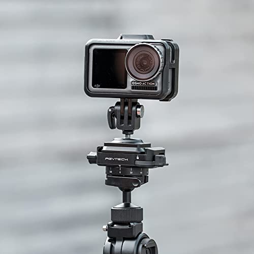 PGYTECH Action Camera Arca-Type Quick Release Plate, Aluminum Alloy Action Camera Mount for Gopro/Insta360/DJI Osmo Action/Pocket Most Action Cameras, Quick Connecting to Backpacks, Belts and tripods by PGYTECH - Used condition - Image 3